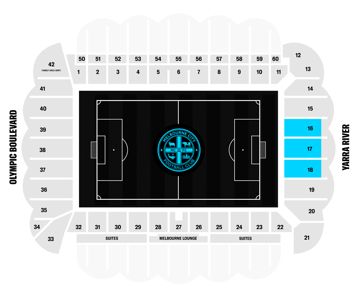 AAMI Park seating map — City Active
