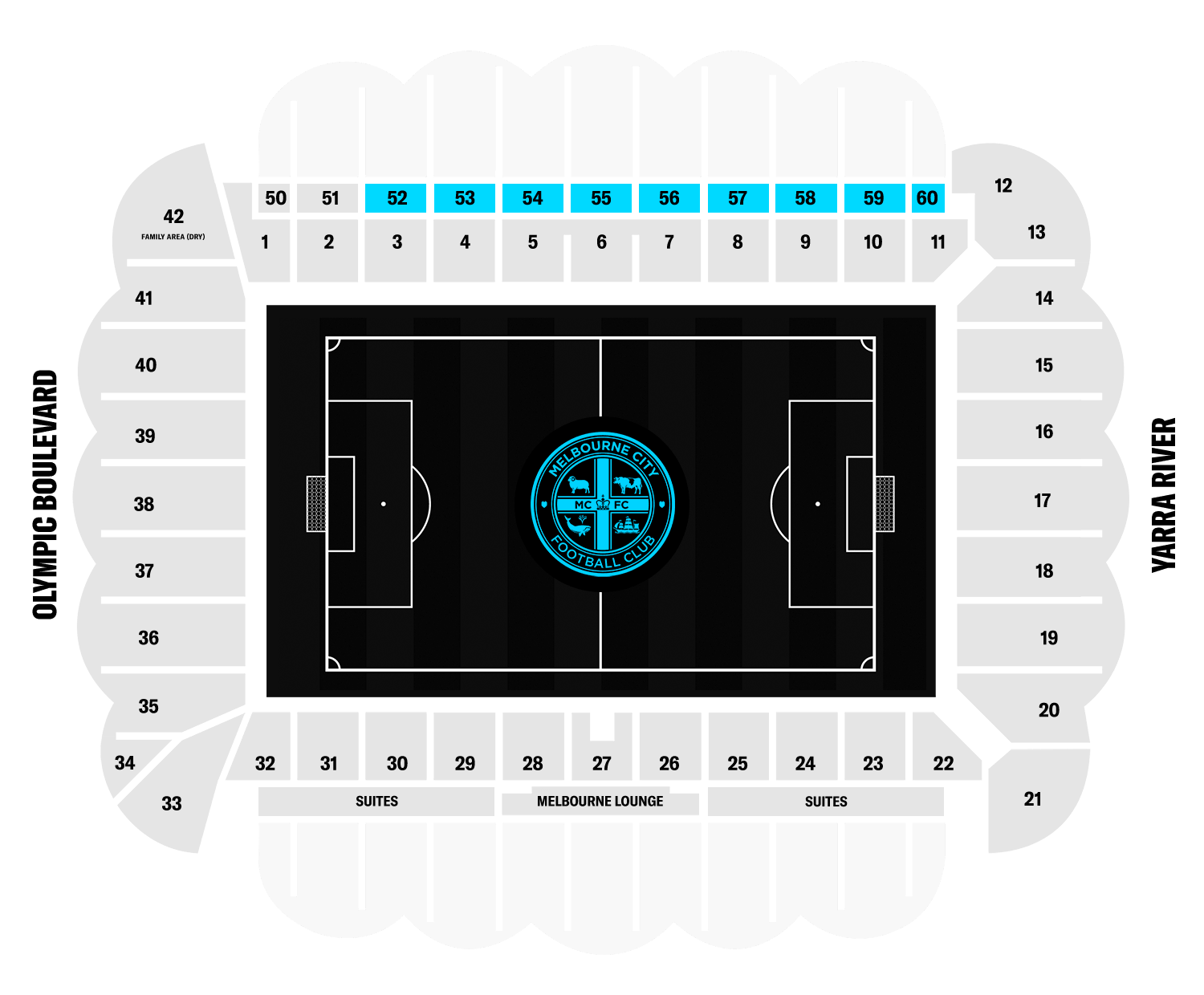 AAMI Park seating map — EA SPORTS FC Family Lounge