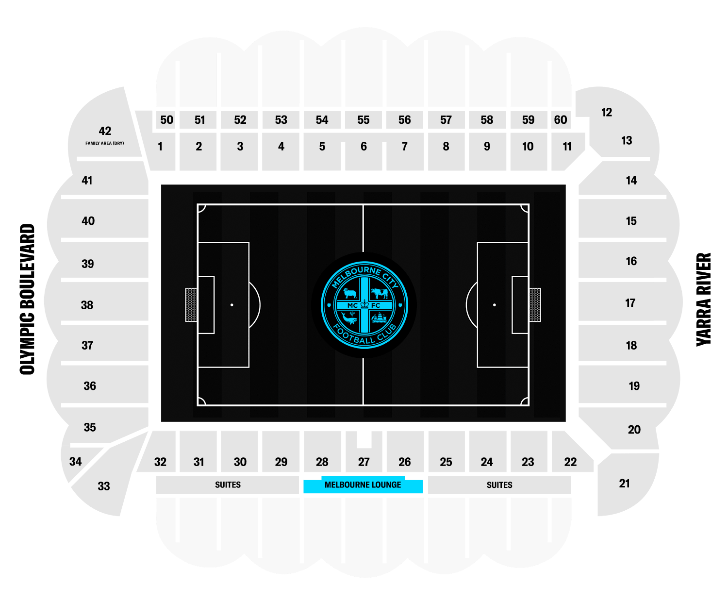 AAMI Park seating map — The Maclaren Club